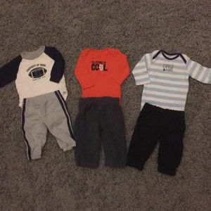 Lot of 3 bodysuits and pants 3 month boys